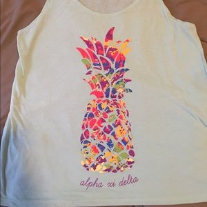 Float Alpha Xi Delta Medium Pineapple Tank